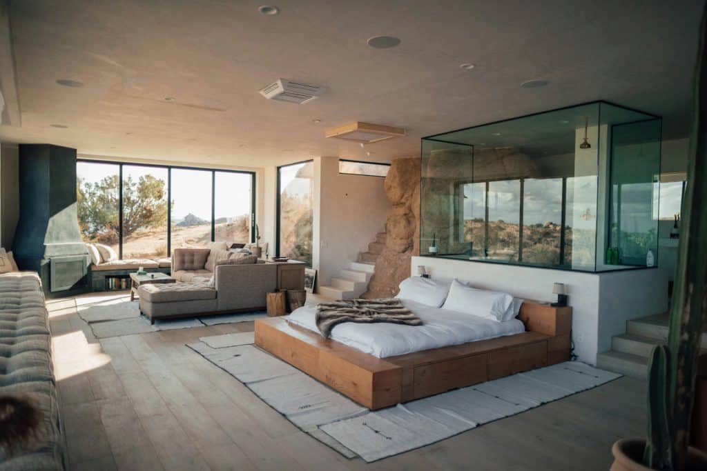 Bedroom view in a Kelowna home renovation by Realty Renovation